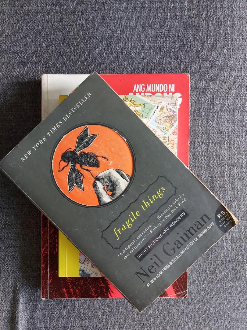 Fragile Things by Neil Gaiman (Category: Storybooks) located in Manila. Submitted by beforenine (Listing ID 1101871015, Image 1). Description: .
