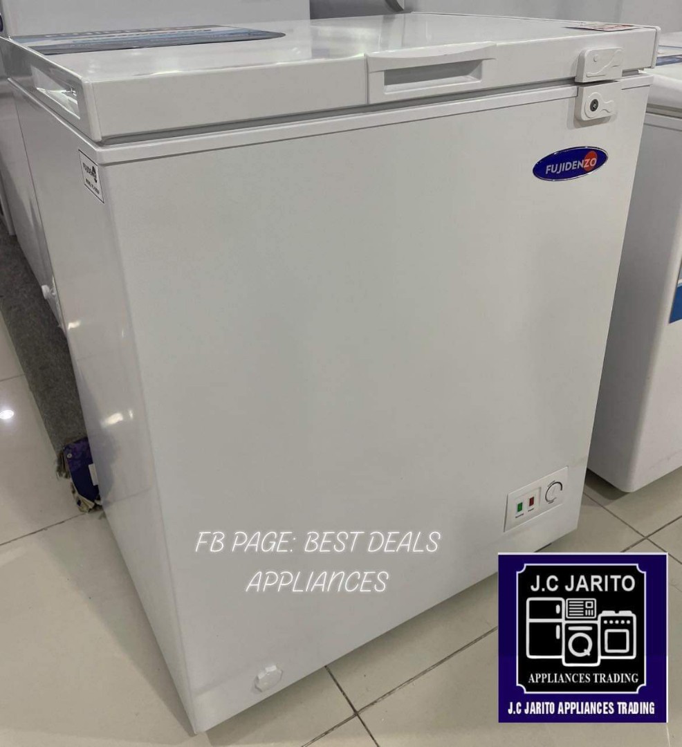 Fujidenzo Chest Freezer Solid Top Dual Function Tv Home Appliances Kitchen Appliances Refrigerators And Freezers On Carousell