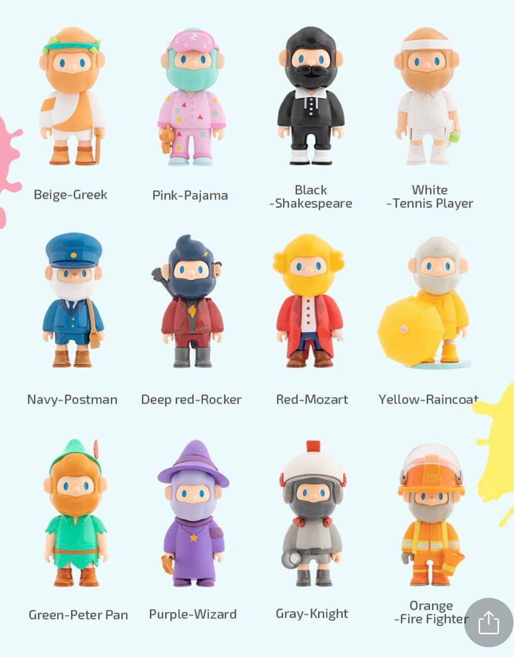 F.UN Farmer Bob Color Series Blind Box Finding Unicorn, Hobbies 