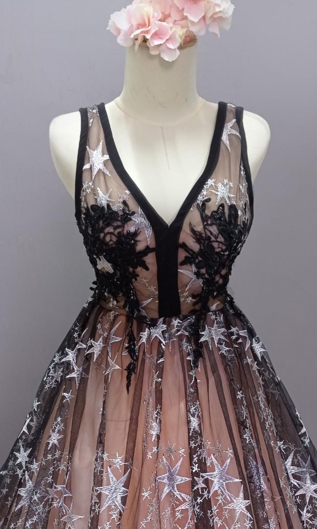 Galaxy style evening gown