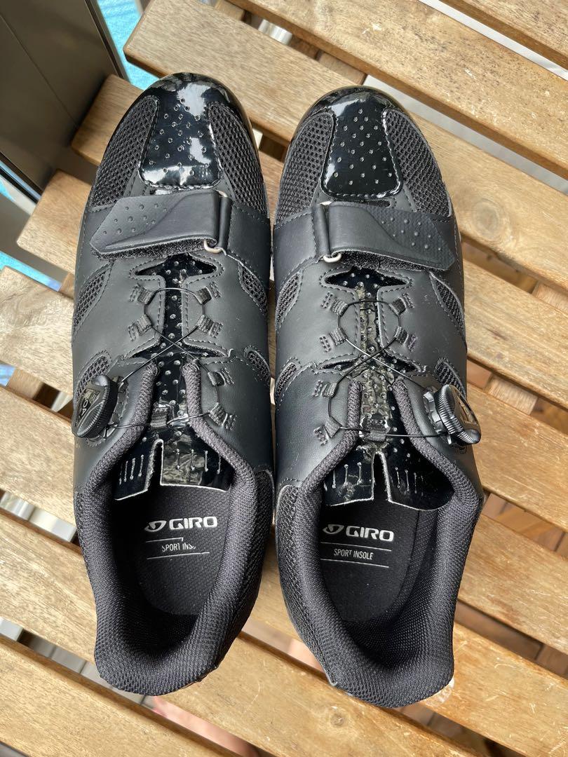 Giro leather outlet cycling shoes