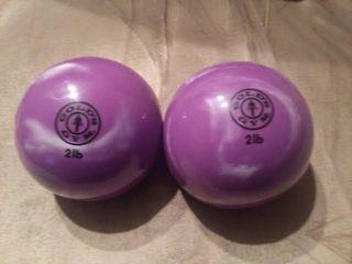 Gold's gym soft weight balls 2lb. pair00