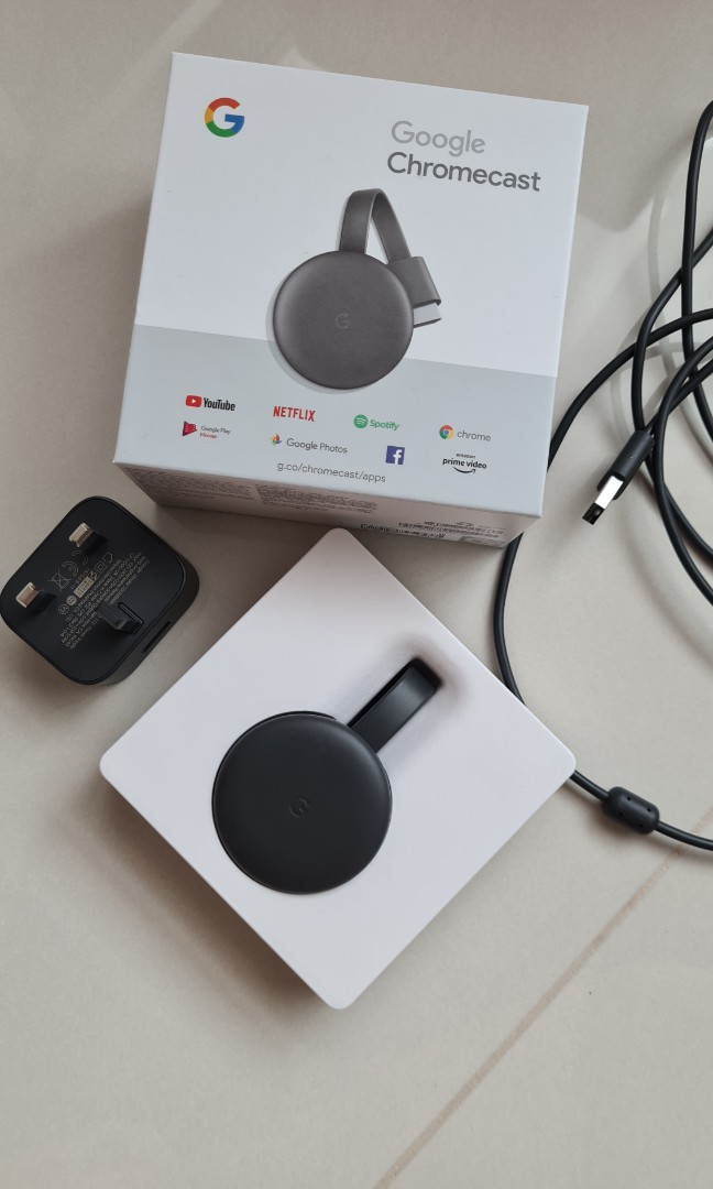 Google Chromecast SG set 3 pin, Computers & Tech, Parts & Accessories