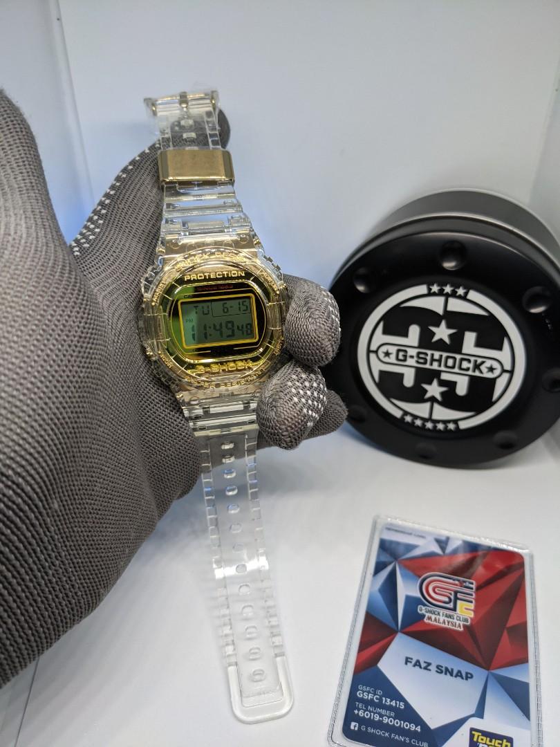 G Shock DW5735E Glacier Gold 35th Anniversary