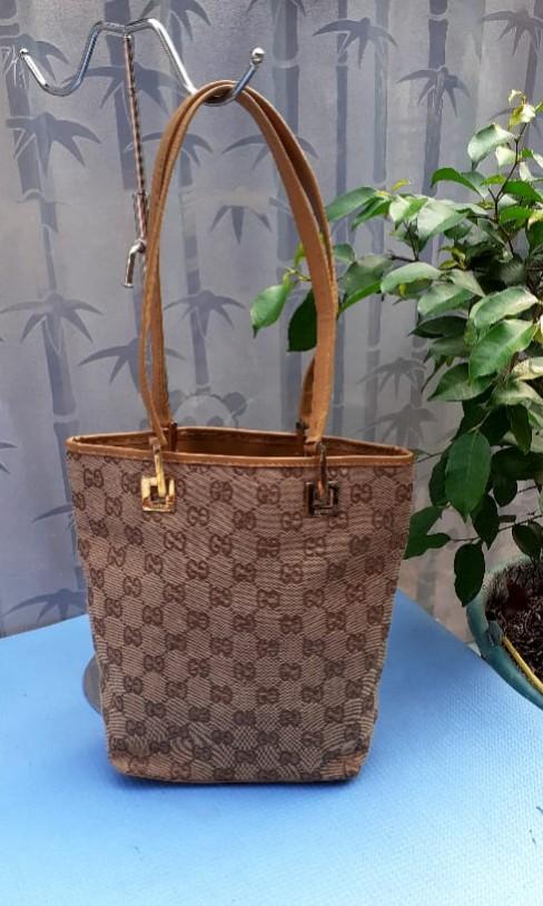 monogram canvas tote