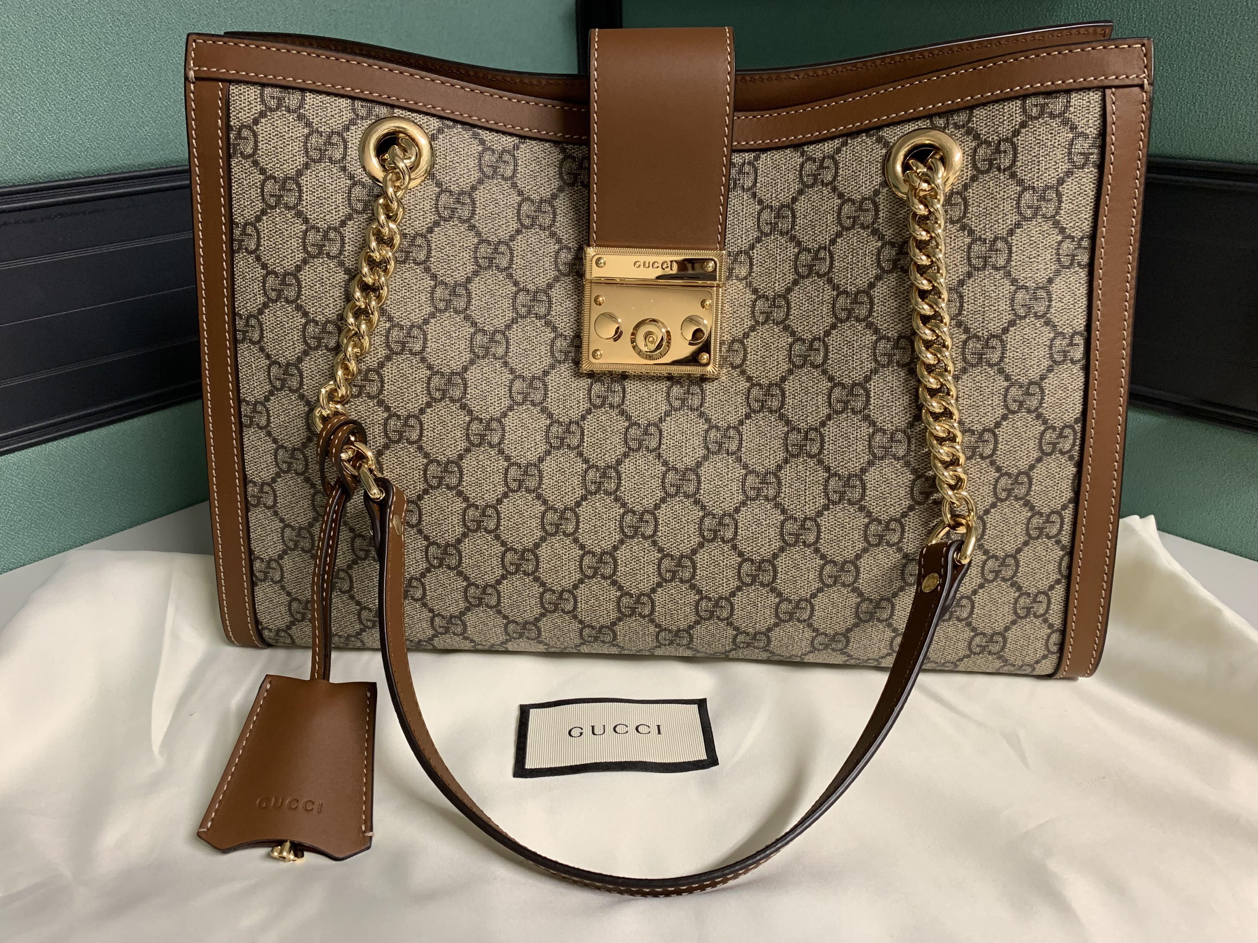 Gucci padlock medium on sale gg shoulder bag