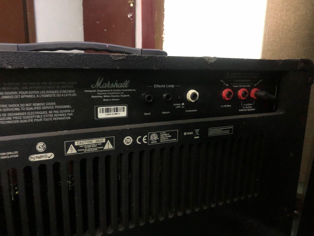 Marshall MA100C 100Watts Combo Guitar Amplifier , Hobbies & Toys, Music