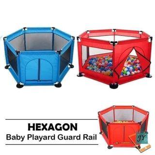 Hexagon baby indoor playground.