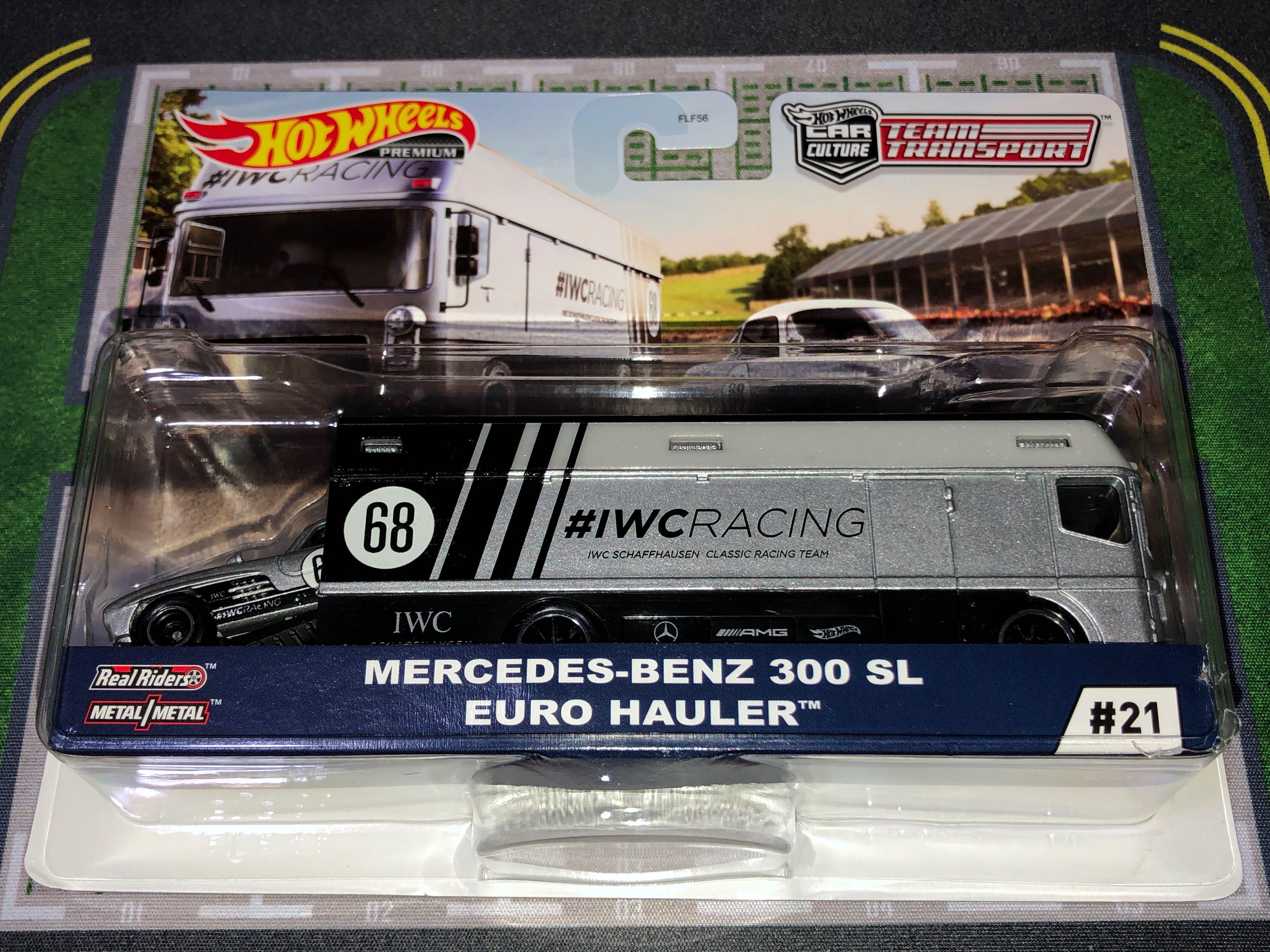 Hot Wheels Team Transport Mercedes-Benz 300 SL On Euro Hauler #21 - View #12
