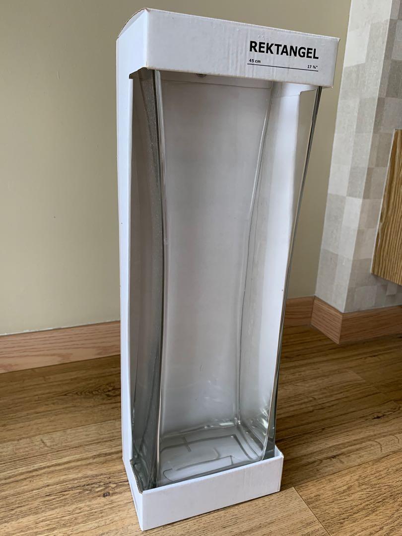 IKEA vase Rektangel, Furniture & Home Living, Home Decor, Vases