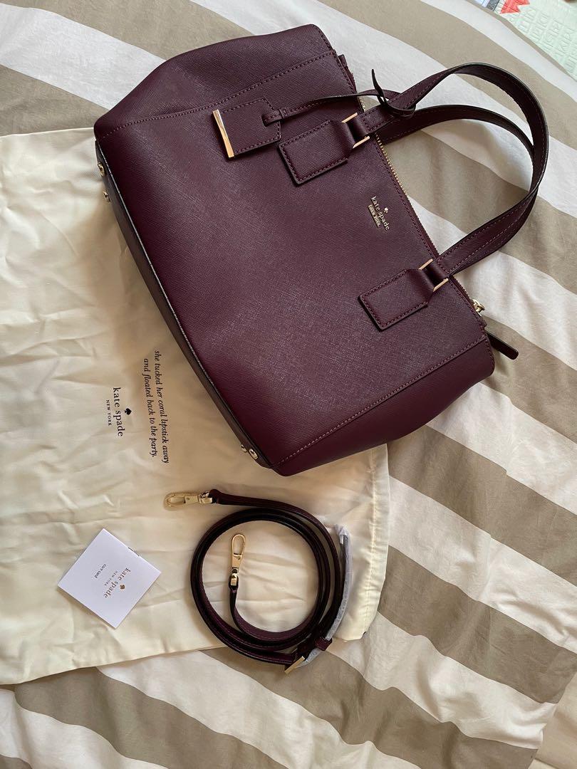 Kate spade oxblood bag hot sale