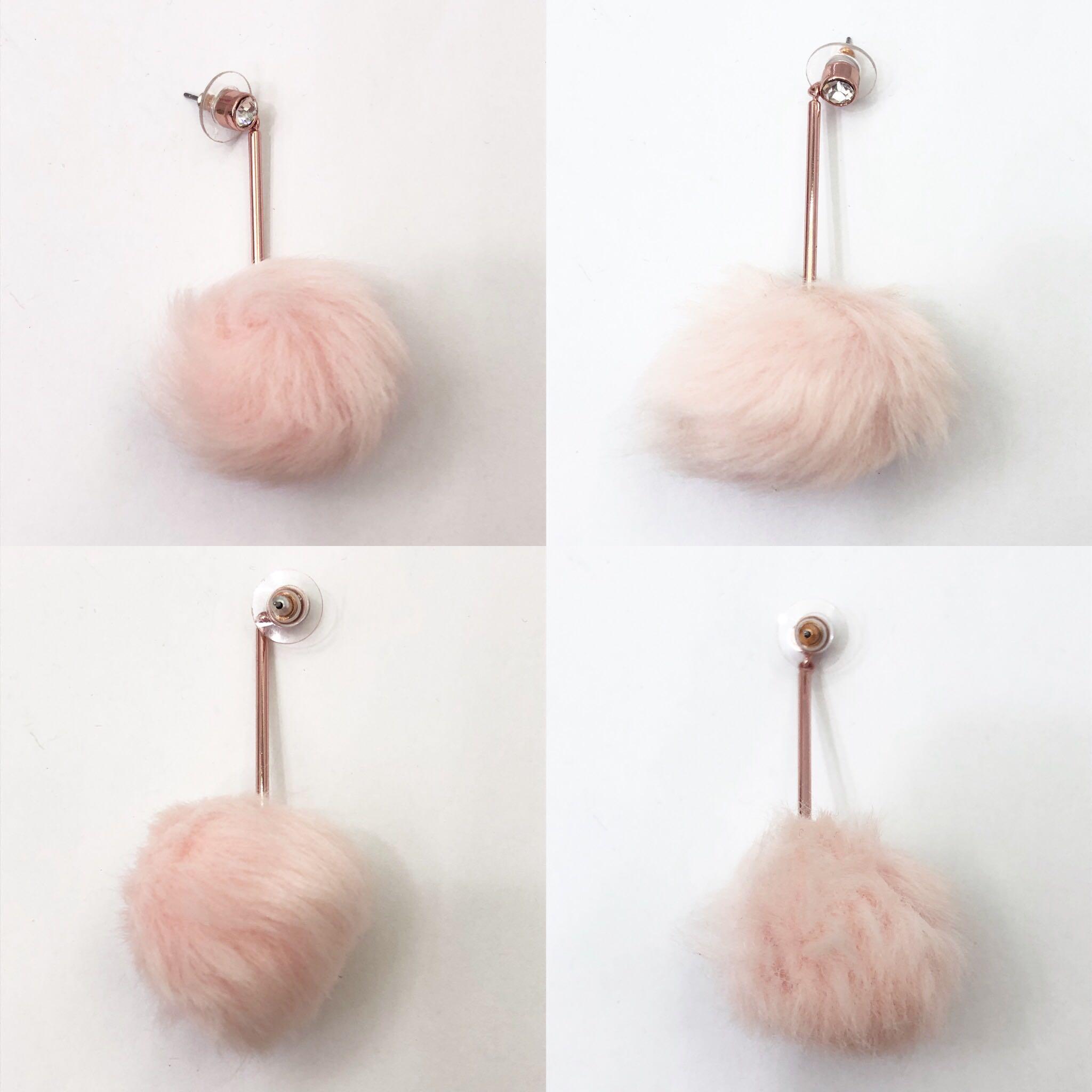 Discounted KATE SPADE POM POM W RHINESTONE DANGLE EARRINGS 217013776 Women s Fashion Jewelry Organisers Earrings on Carousell