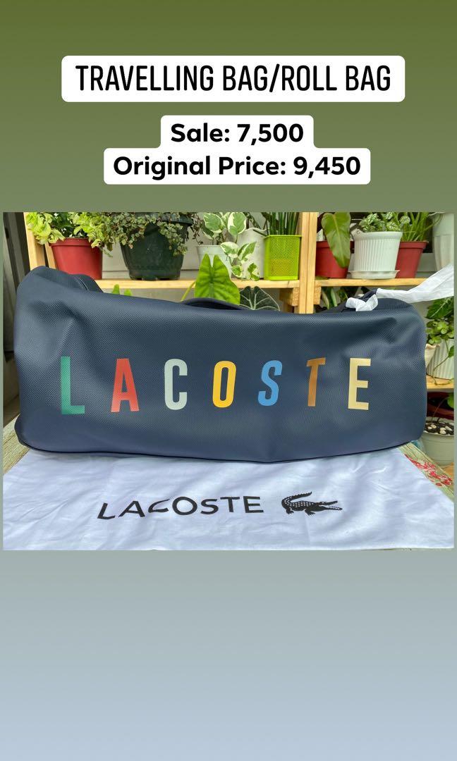 Lacoste Roll Bag/Travelling Bag, Luxury, Bags & Wallets on Carousell