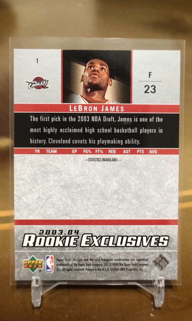 LeBron James Rookie Exclusives Card, Hobbies & Toys, Memorabilia