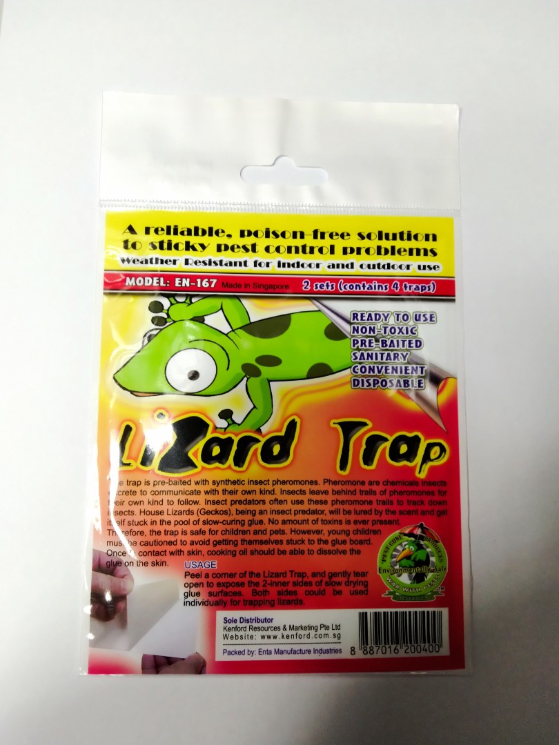 KF Stick-All Lizard Glue Traps (2x pre-packed sets)
