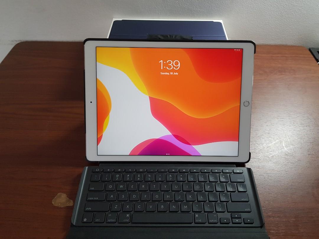 Logitech Slim Combo keyboard case [iPad Pro 12.9], Mobile Phones