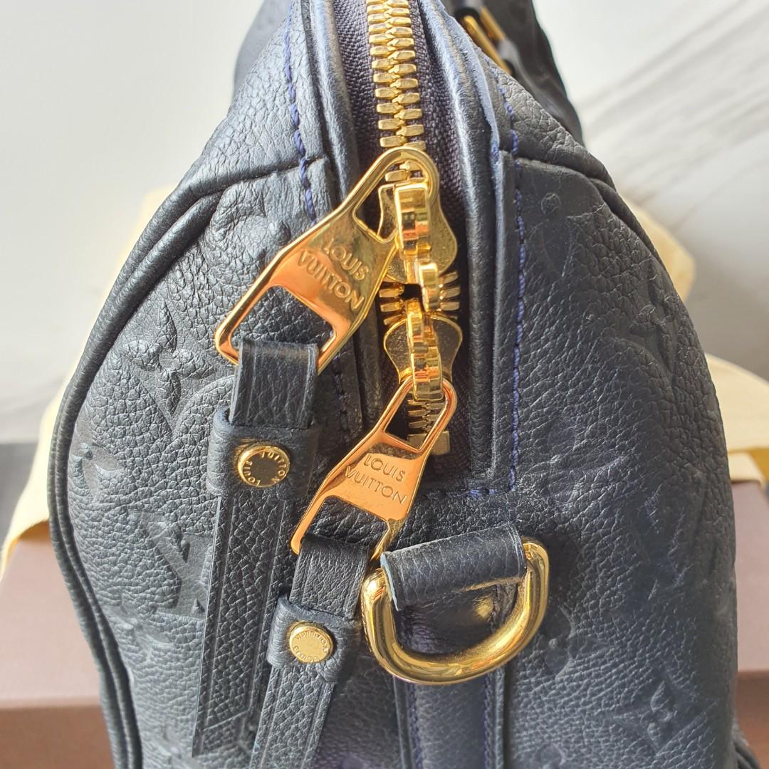 Louis Vuitton Blue Infini Monogram Empreinte Leather Fascinante Bag -  Yoogi's Closet