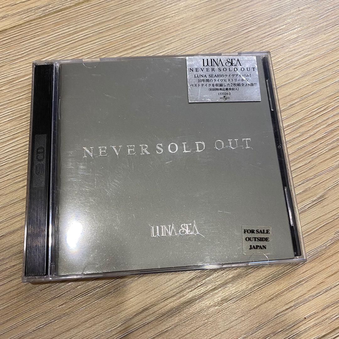 Luna Sea Never Sold Out 2CD, 興趣及遊戲, 收藏品及紀念品, 明星周邊