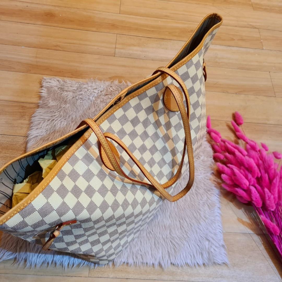 Neverfull shop gm white