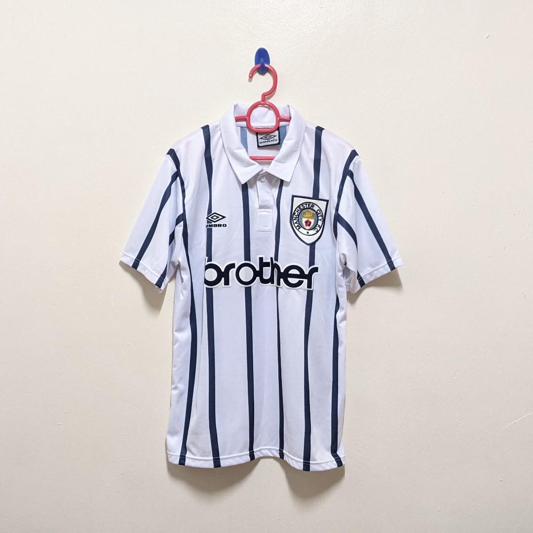 Retro Manchester City Away Jersey 1993 By Adidas
