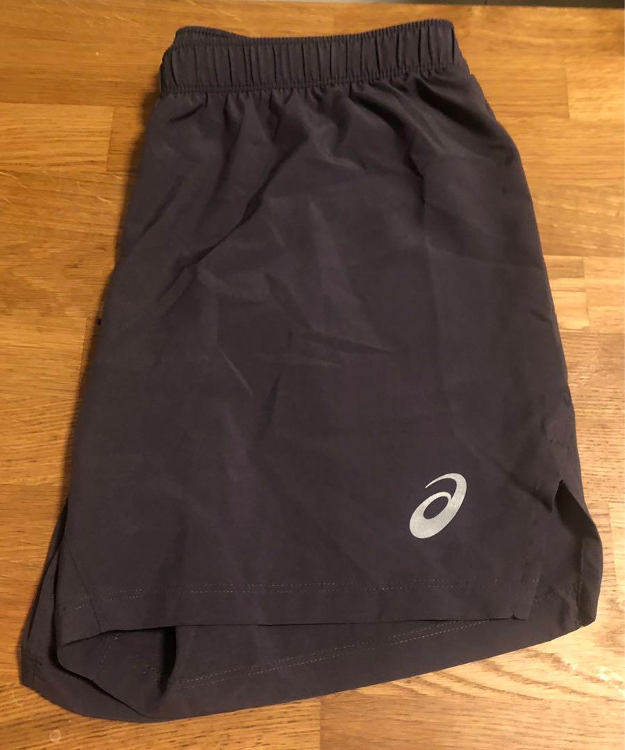 Asics mens silver 5in sale shorts