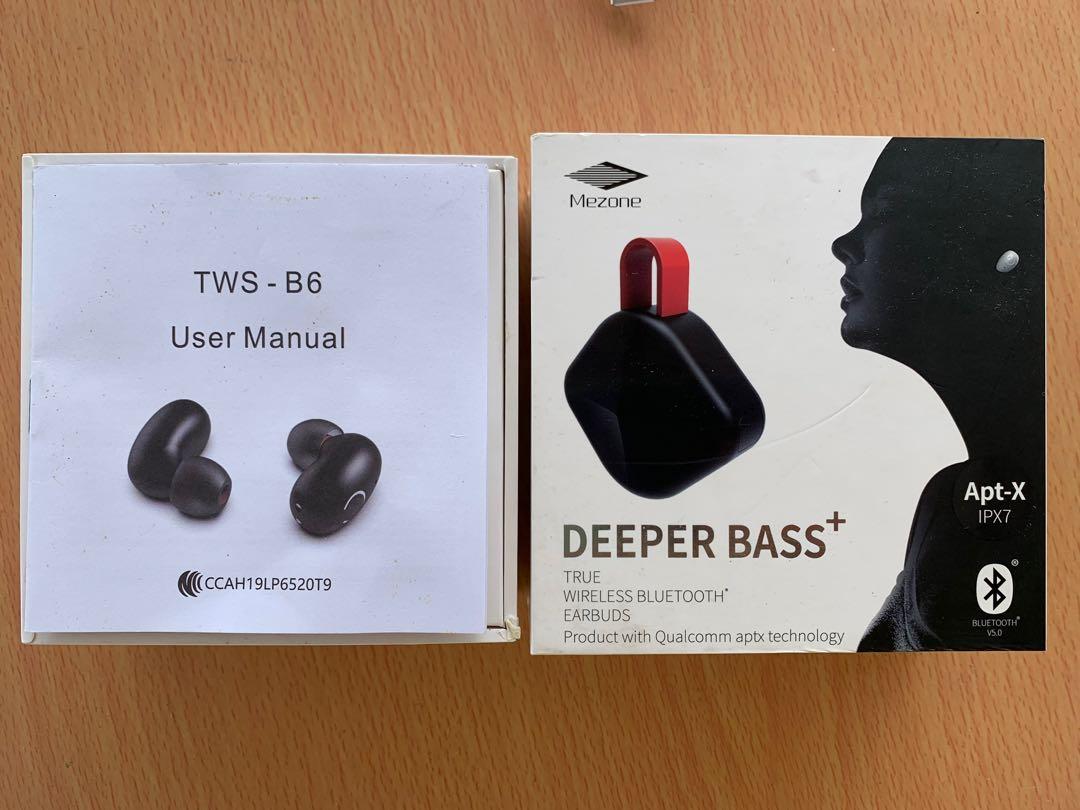 Mezone wireless sales earbuds manual