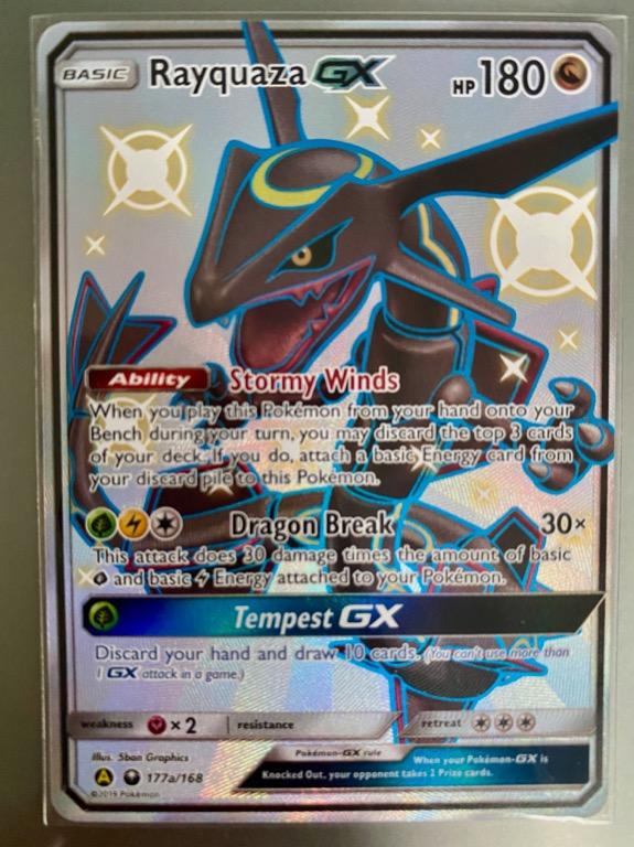 Rayquaza GX - 177a/168 - PSA 10 - Shiny GX - Hidden Fates - Pokemon - –  Squeaks Game World