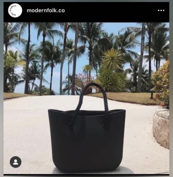 rubber tote bag