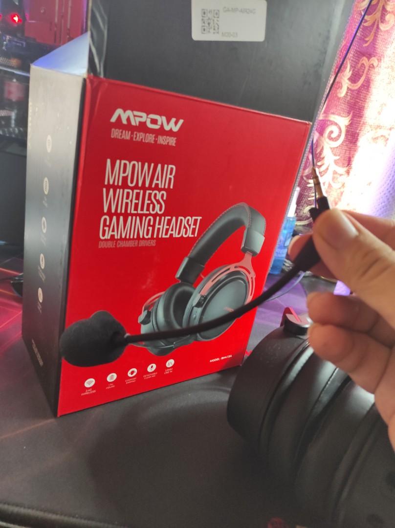 MPOW Air Wireless Gaming Headset (Detachable Mic), Audio, Headphones