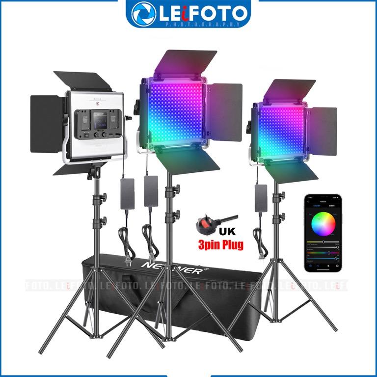 NEEWER 2 Packs RGB660 PRO LED Video Light Kit - NEEWER