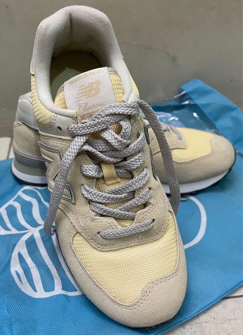 Pastel yellow store new balance