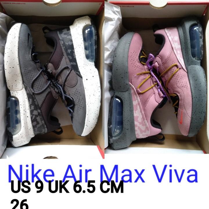 Nike Air Max Viva BNIB US9 UK 6.5 CM 26 Black and Pink Authentic