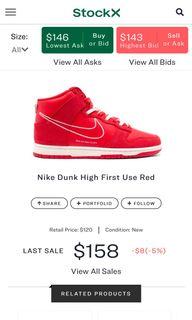 Nike Dunk High First Use Red DH0960-600
