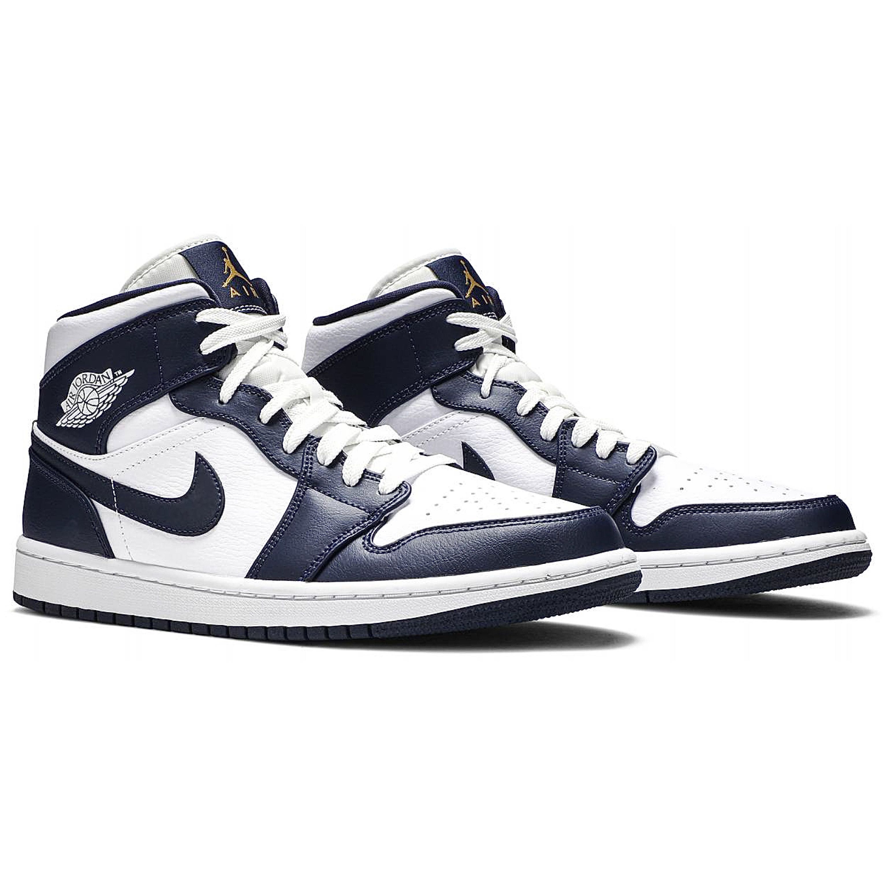Nike Jordan 1 Mid Obsidian Women s Fashion Footwear Sneakers on