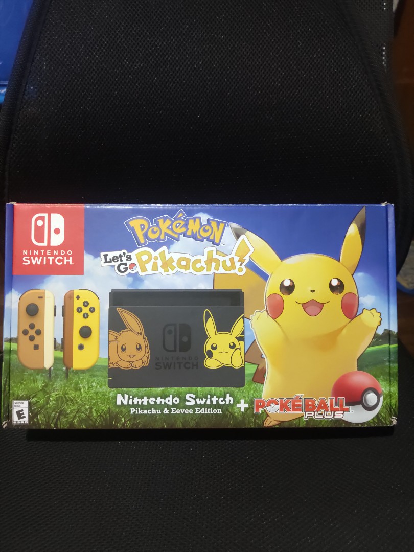 Nintendo switch pokemon pikachu edition complete almost new, Video