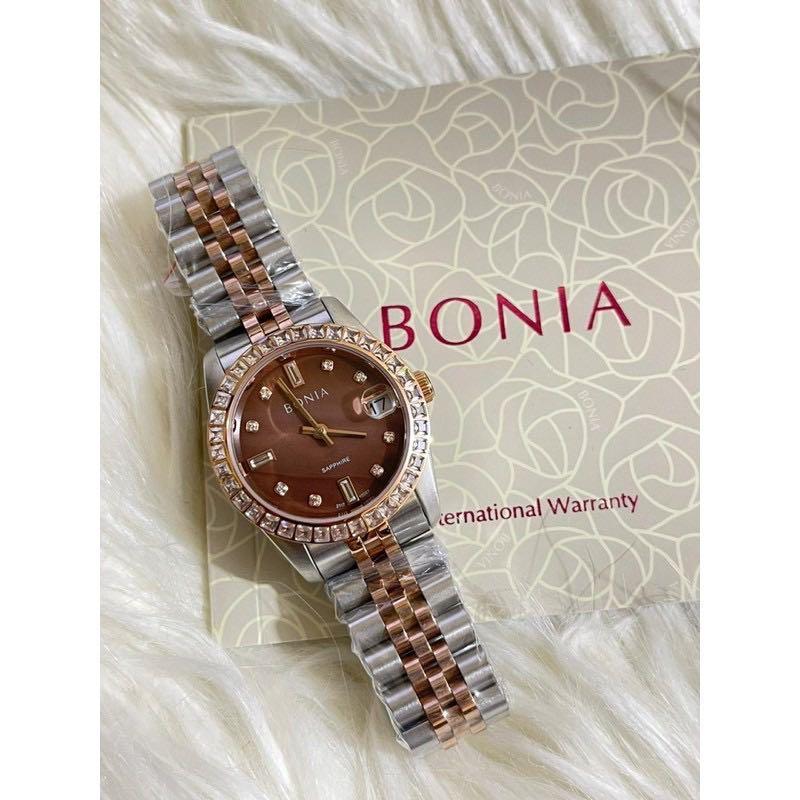 Original 100 Bonia Watch Women BNB 10087s Swarovski Fesyen Wanita Jam Tangan di Carousell