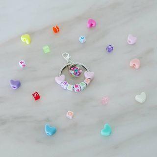 Premade/ D.I.Y Sweetheart name keychain series (Style: Everyday necessaries/ Stay home entertainment)