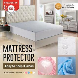Premium Quality Waterproof Mattress Protector Bed Cover Fitted Sheet Anti Leak Baby Cot Pad Single Super Queen King