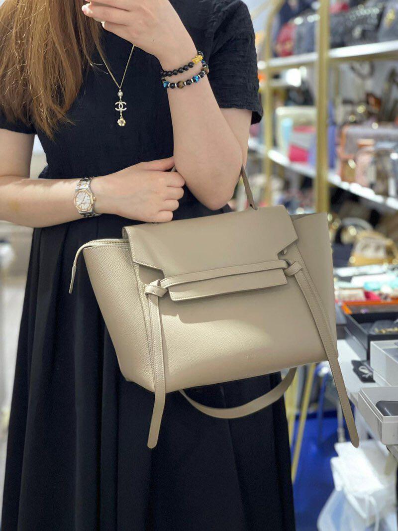Pre-order Celine Belt Bag Mini Size in Beige Color, Luxury, Bags