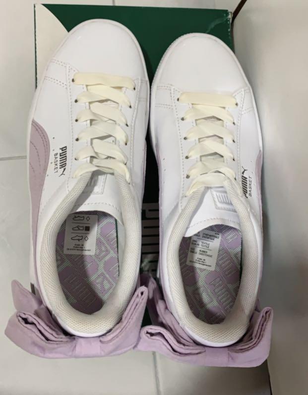 Puma women's basket bow shop