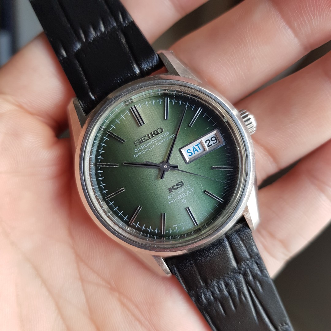 Rare Green Dial King Seiko 5626-7040, Men's Fashion, Watches & Accessories,  Watches on Carousell