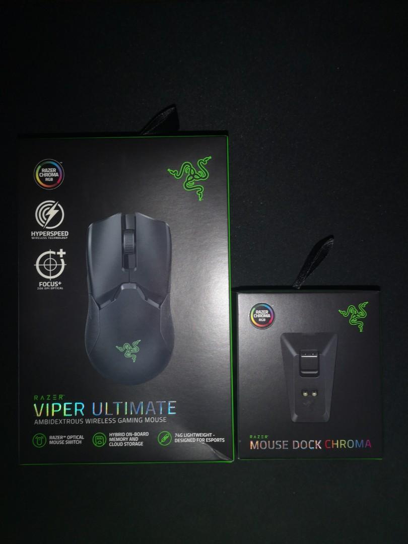 Razer Viper Ultimate With Mouse Dock Computers Tech Parts Accessories Mouse Mousepads On Carousell