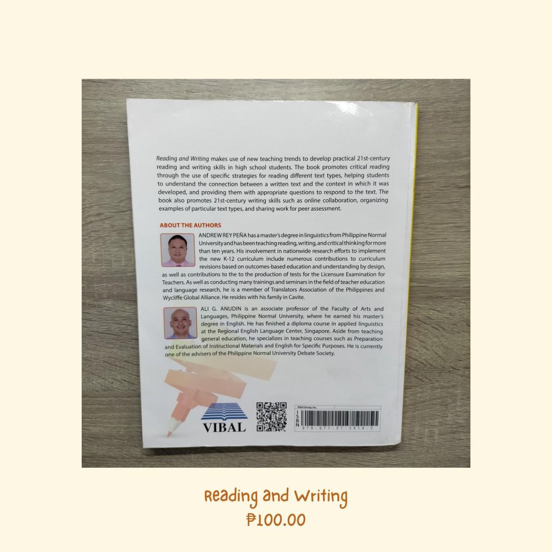 Reading and Writing Grade 11 SHS, Hobbies & Toys, Books & Magazines