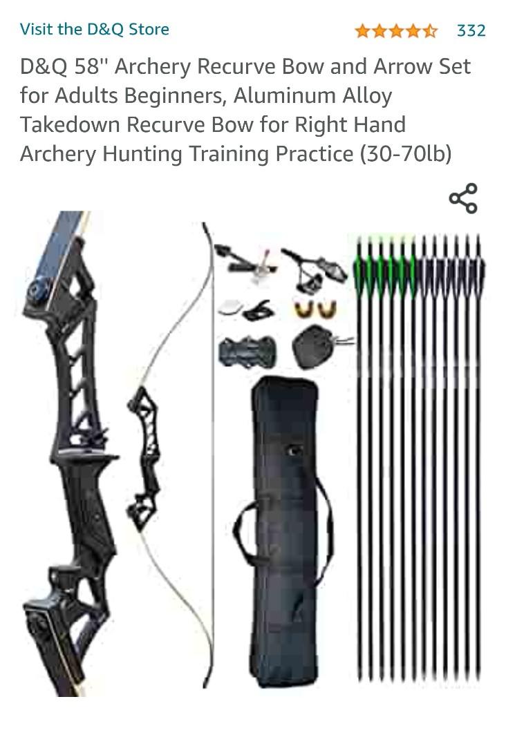 Recurve bow, Sports Equipment, Other Sports Equipment and Supplies on  Carousell