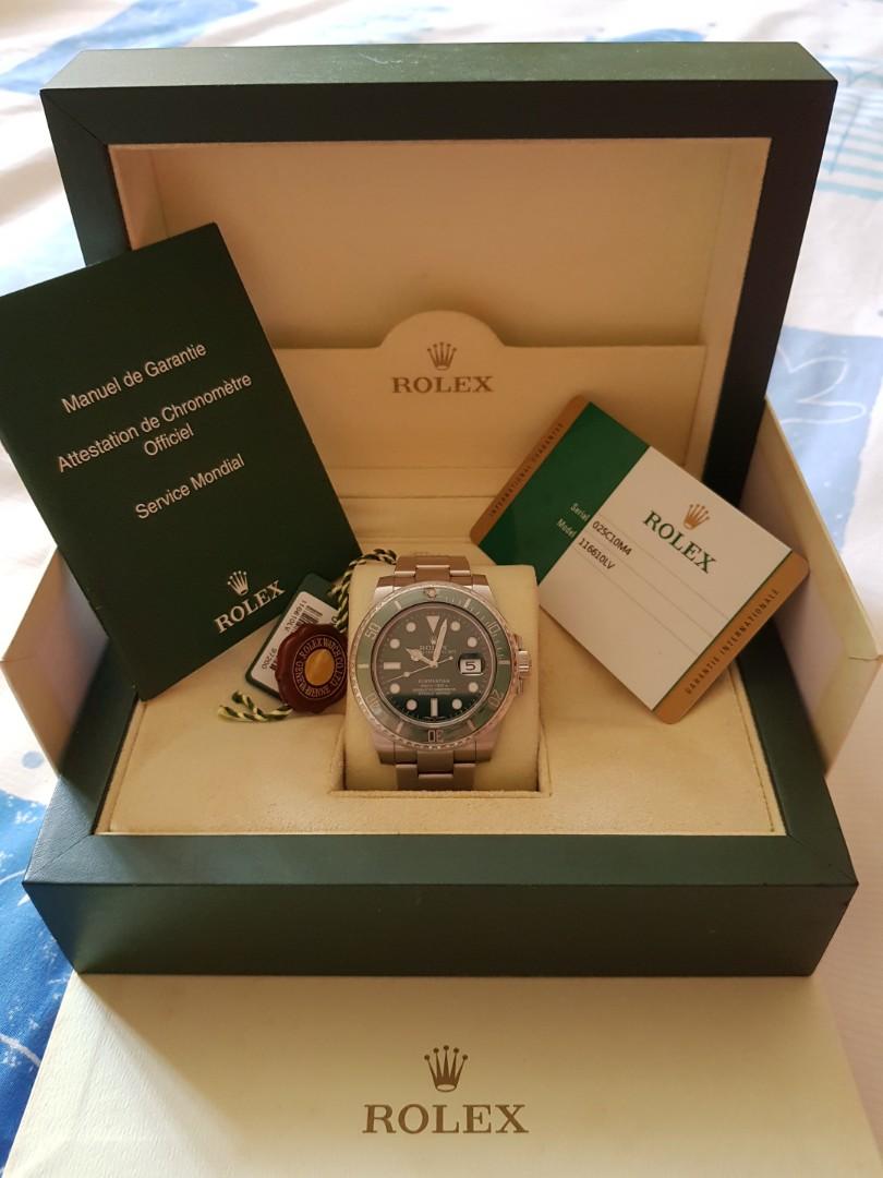 Rolex submariner deals hulk 2015