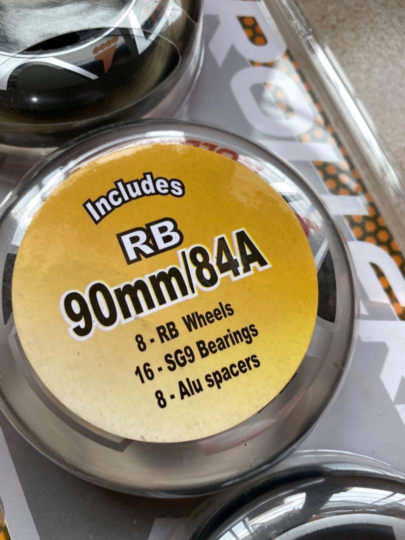 Rollerblade 90mm/84A with SG9 bearing (8pcs), Sports Equipment, Sports