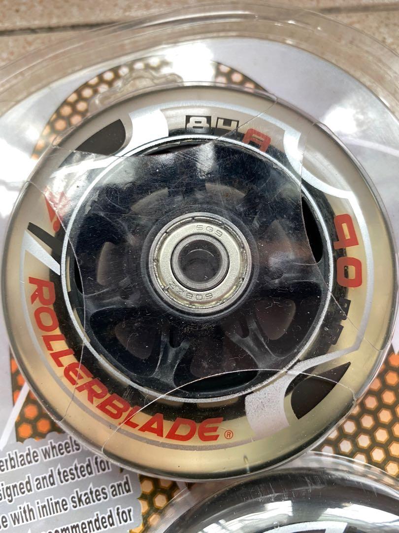 Rollerblade 90mm/84A with SG9 bearing (8pcs), Sports Equipment, Sports