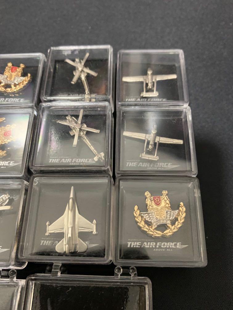 RSAF Air Force Souvenirs Collar Pin Badge for Sale in Bundles