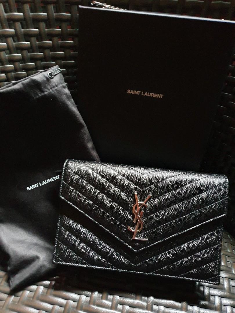 Saint laurent hotsell envelope matelassé clutch