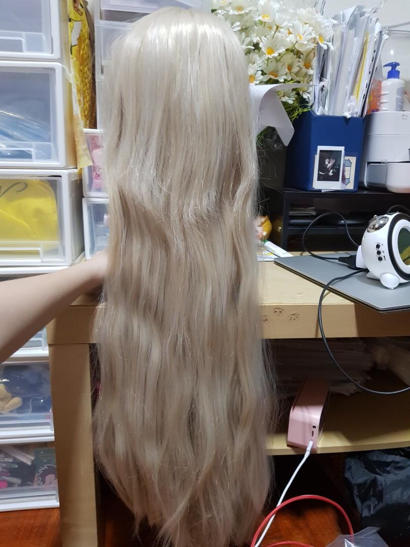 100cm blonde wig sales